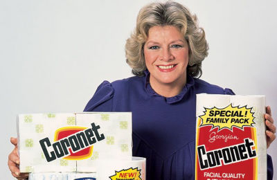 a woman smiling with a variety of tissues