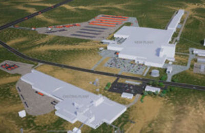 an aerial view of a building