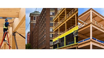 several buildings under construction