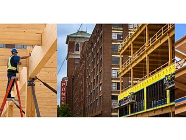 several buildings under construction
