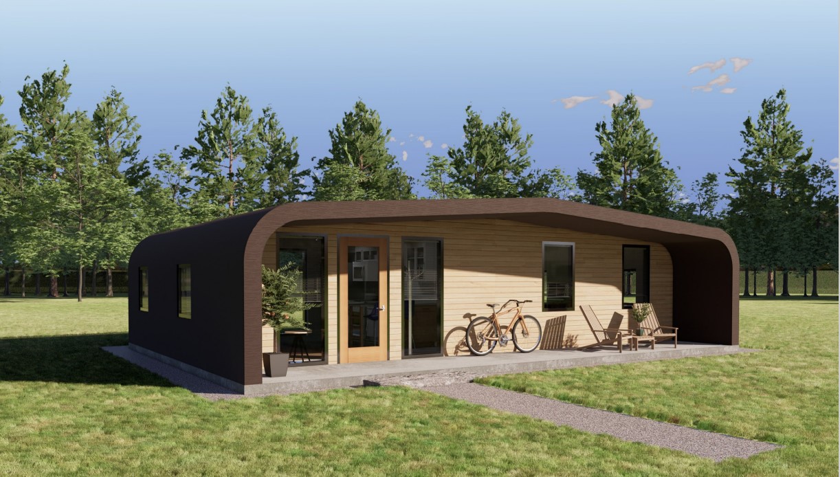 World’s first 3D bio-based home unveiled at the University of Maine.