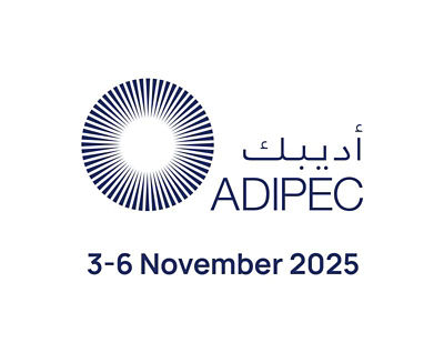 a logo with text and blue circles