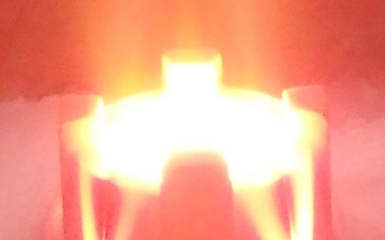 a close up of a light