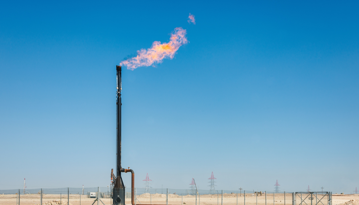 a fire coming out of a pipe