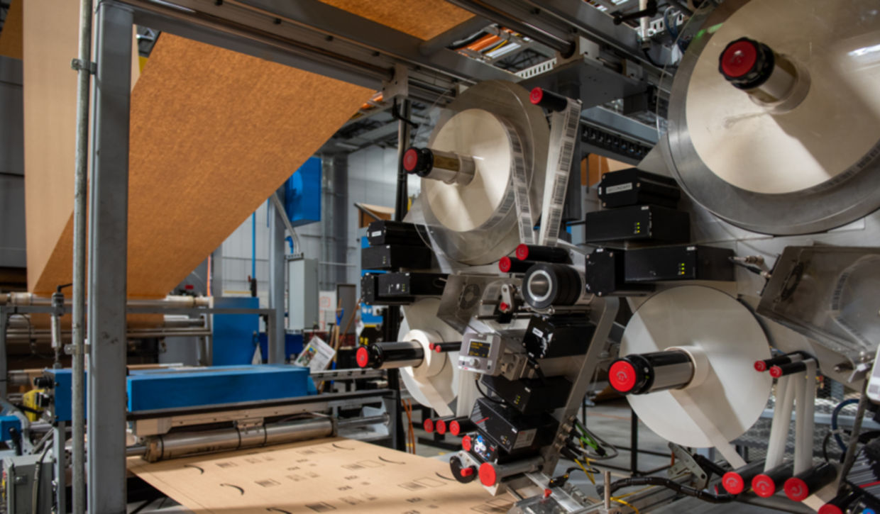 Inside the McDonough, Georgia mailer facility