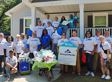 GP teams up with Atlanta Habitat for Humanity to build a home for a hardworking family. 