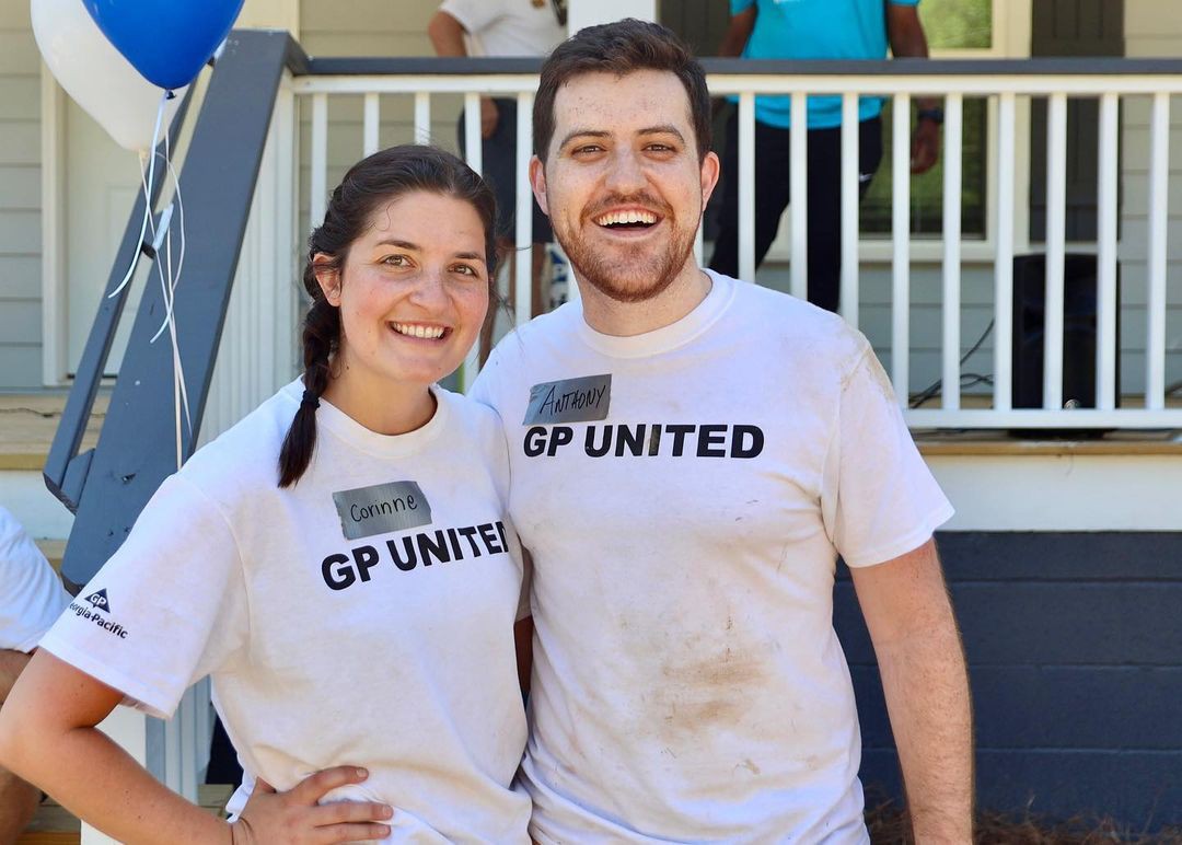 Anthony Reyna and his wife, Corinne.  