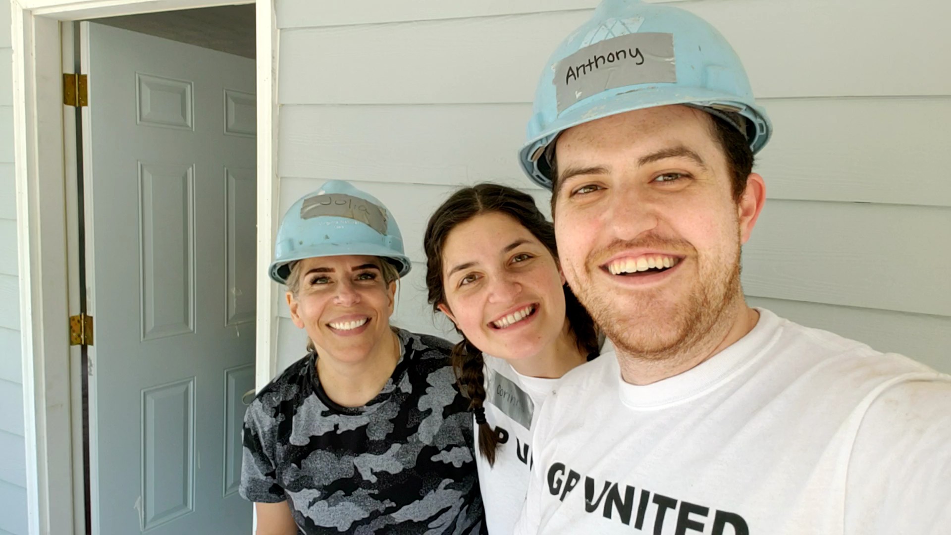 Anthony Reyna & wife at GP Build with Erin Beckman, VP of AFH National Sales for GP PRO 