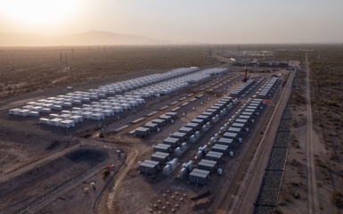 a large group of buildings in a field