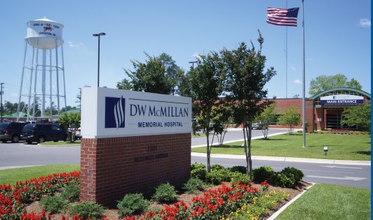 Pictured is DW McMillan Hospital