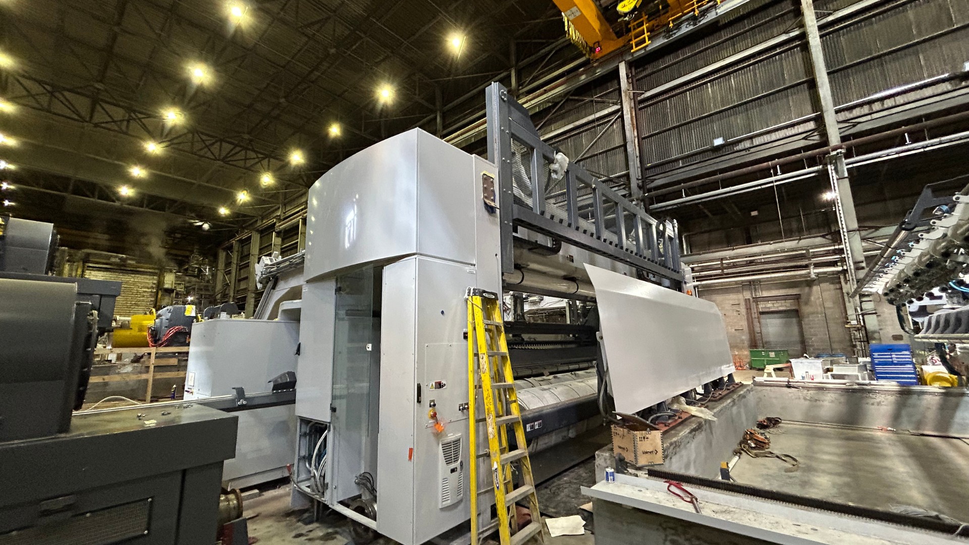 Photo of new equipment at the Alabama River Cellulose Mill. 