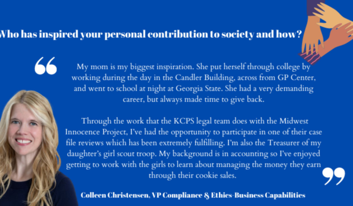 Colleen Christensen, VP Compliance & Ethics-Business Capabilities