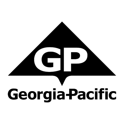 Georgia-Pacific Logo Stacked Monochrome