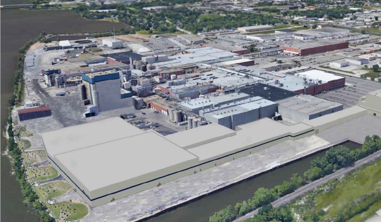 Rendering of Green Bay mill expansion 