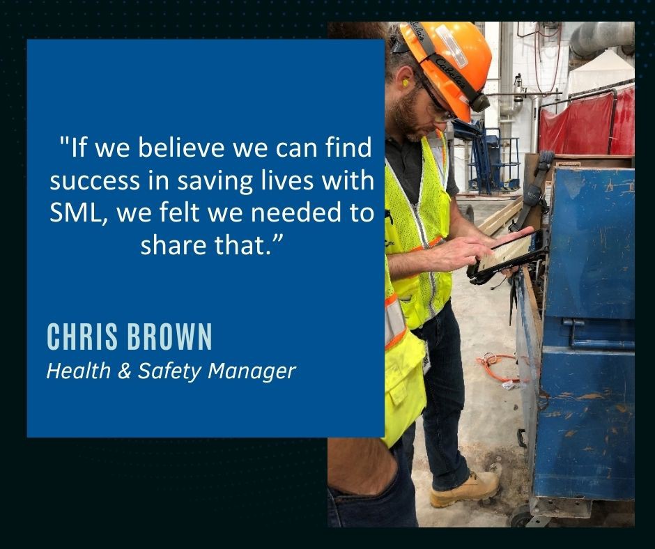 Chuck Watts and Chris Brown, safety and health managers share SML knowledge outside the company with safety professionals across many industries. 