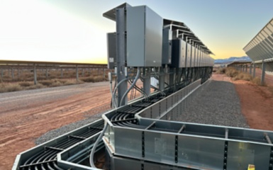 a close-up of a power plant