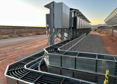 a close-up of a power plant