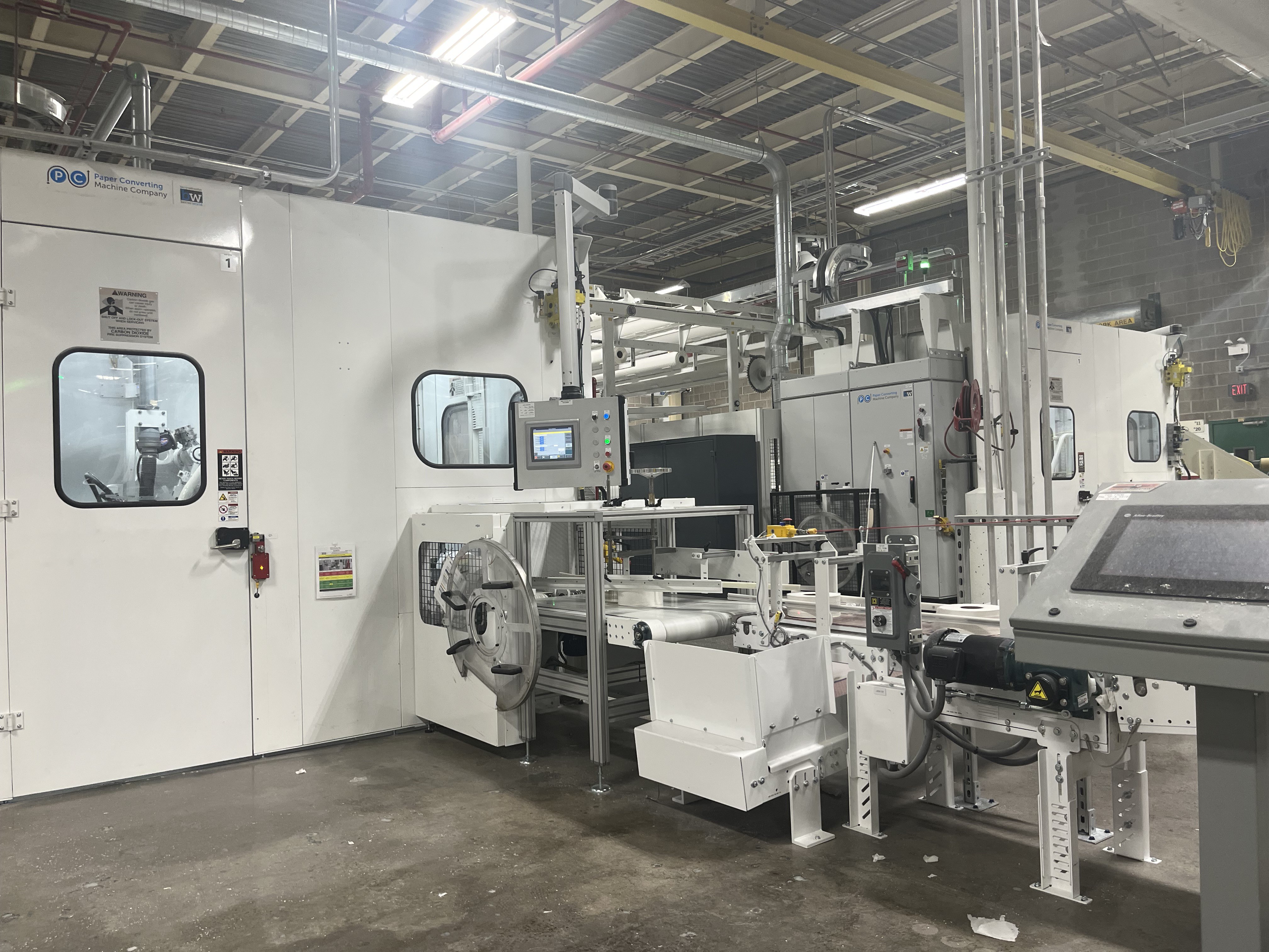 Muskogee Mill’s new jumbo roll tissue (JBT) line enables the mill to improve its competitive position in the market. 