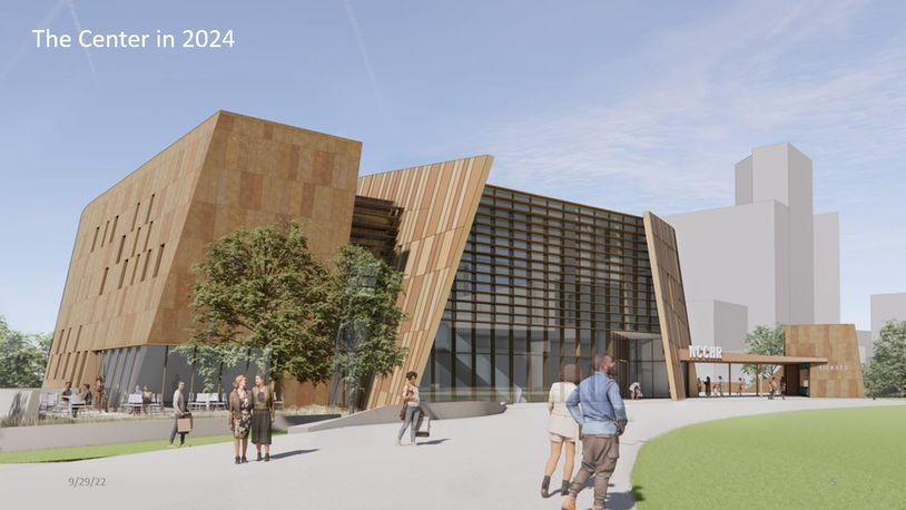 Rendering of the future expansion at the National Center for Civil and Human Rights