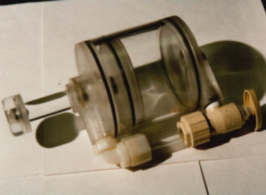 a close-up of a plastic device