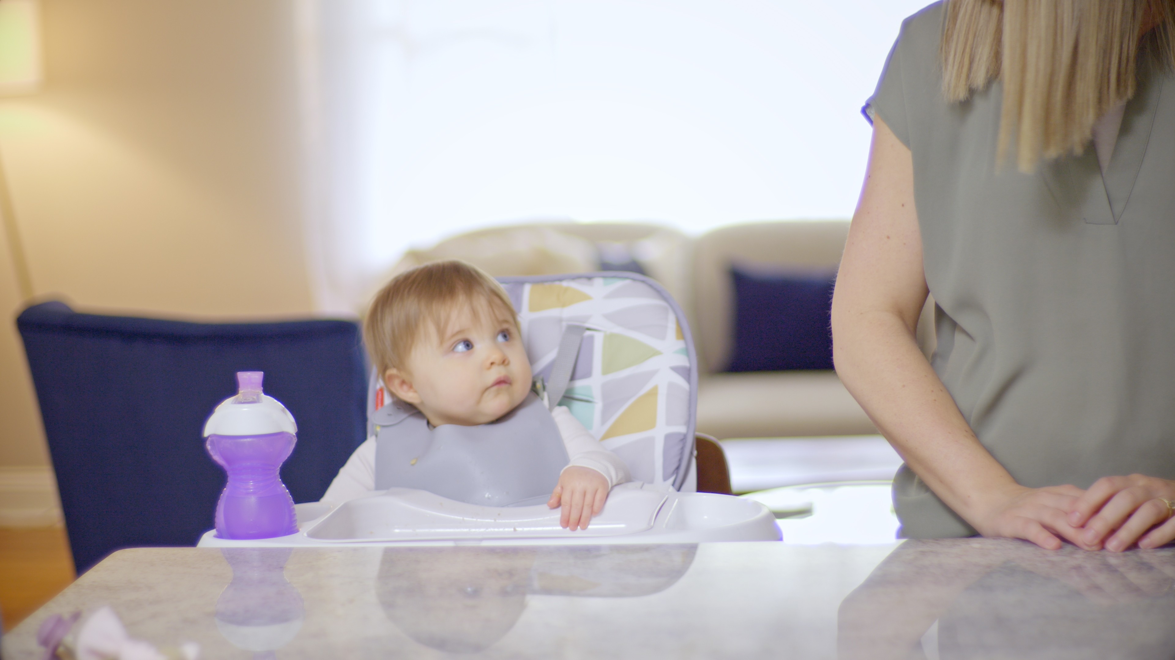 Pomelo proactively provides resources for Ellie’s development and transition to solid foods.