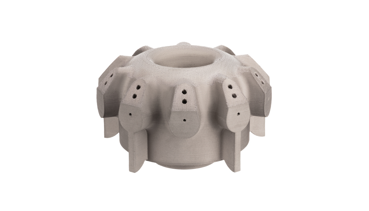 a close-up of a white object