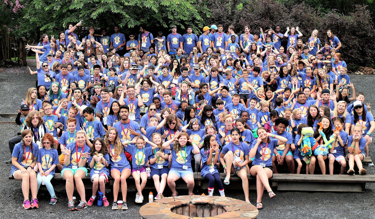 Group shot at Camp Twin Lakes