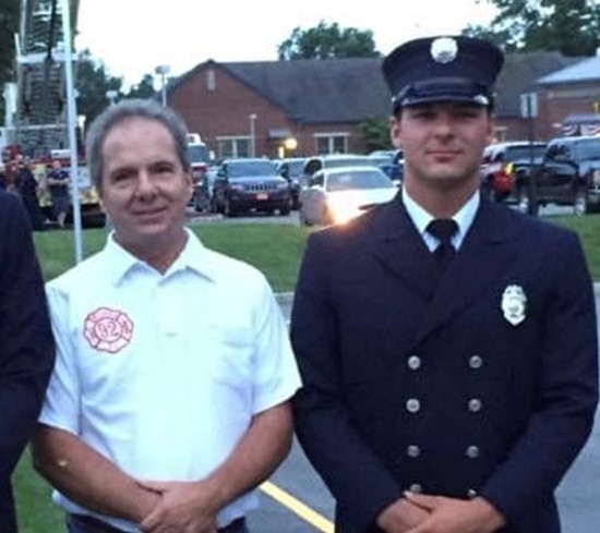 Chuck Cooper and son Andrew Cooper