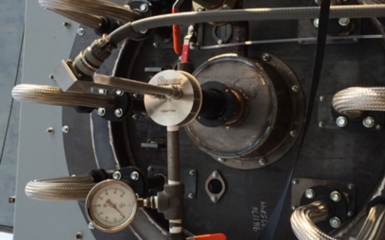 a close-up of a machine