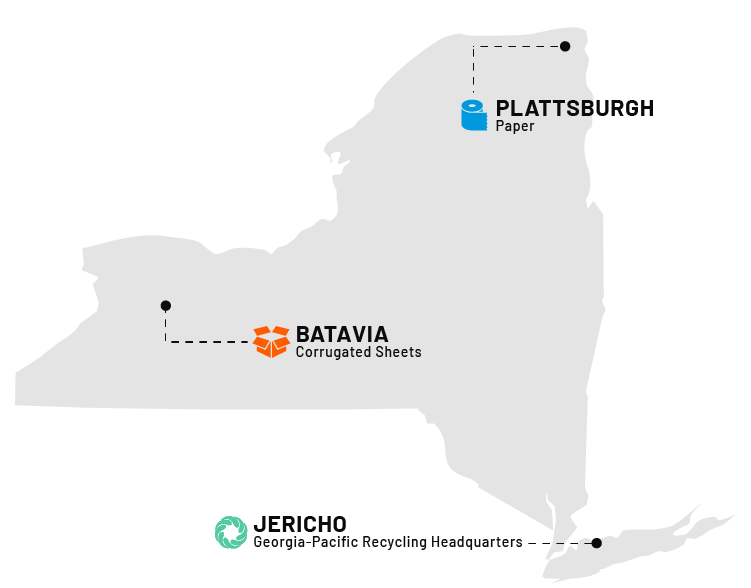 a map of the state of new york