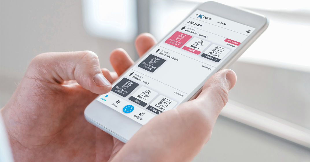 a person holding a phone