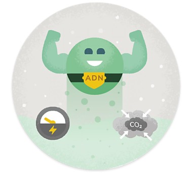 a cartoon of a green monster