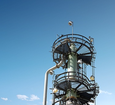 a close-up of a tower