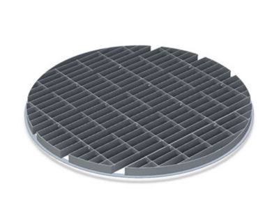 a grey grate with holes