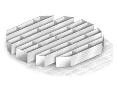 a drawing of a white box