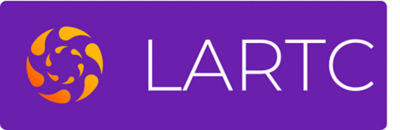 a purple rectangle with white letters
