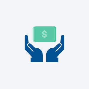 a hands holding a green rectangular object