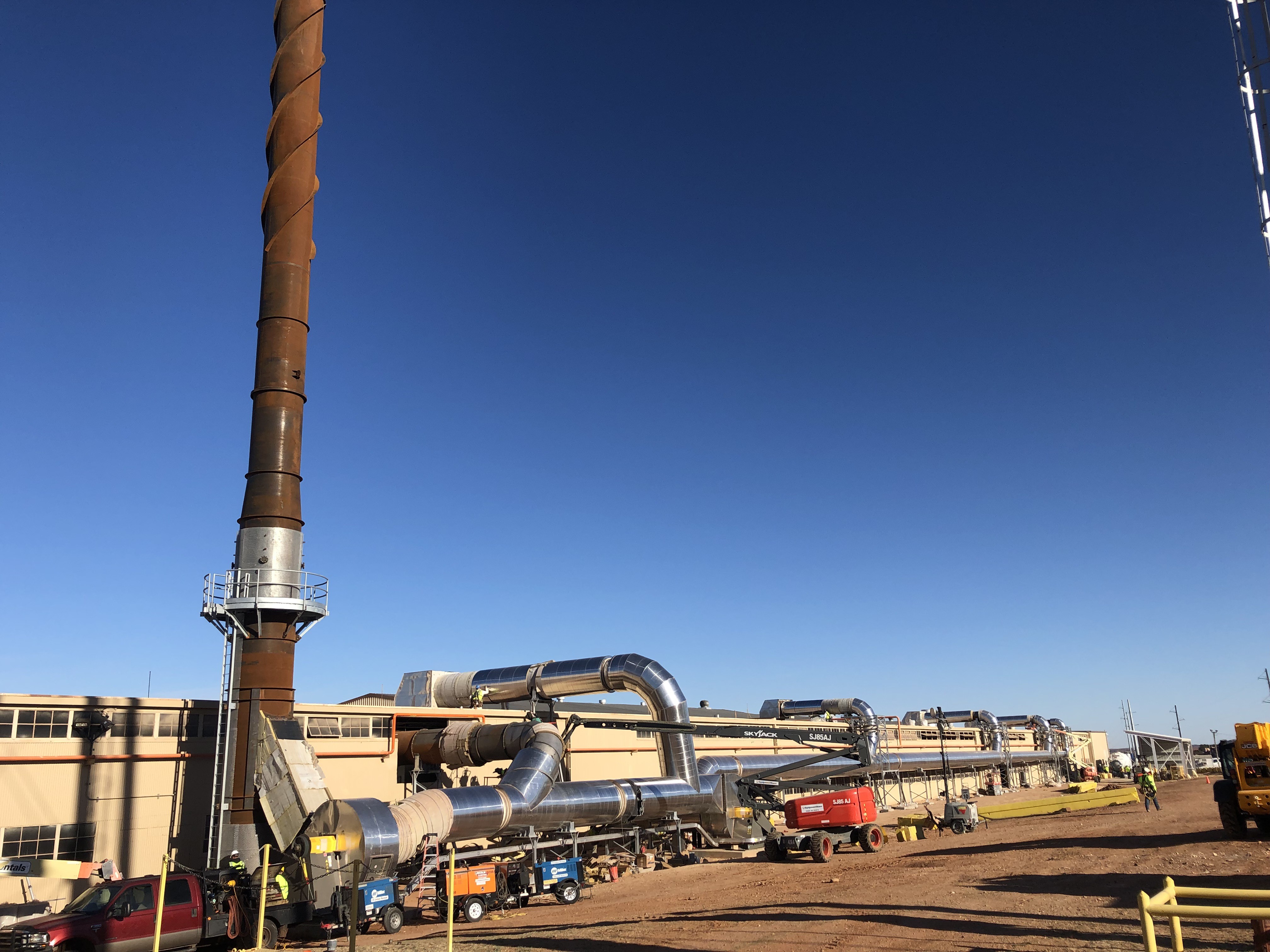 The Sweetwater West Exhaust and Energy Optimization system, also known as an Exhaust Heat Recovery System.