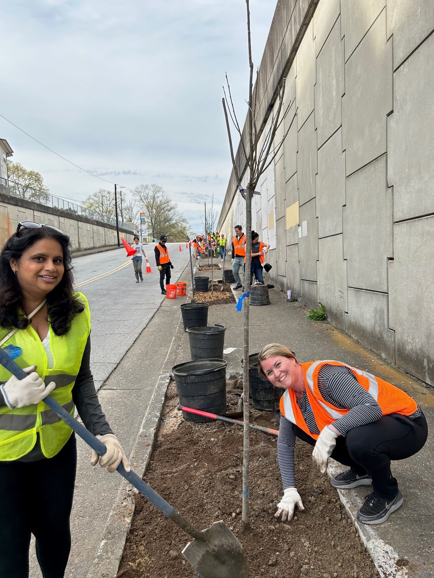 Quilted Northern® teams joined Trees Atlanta and the Arbor Day Foundation® for an urban area tree-planting event.